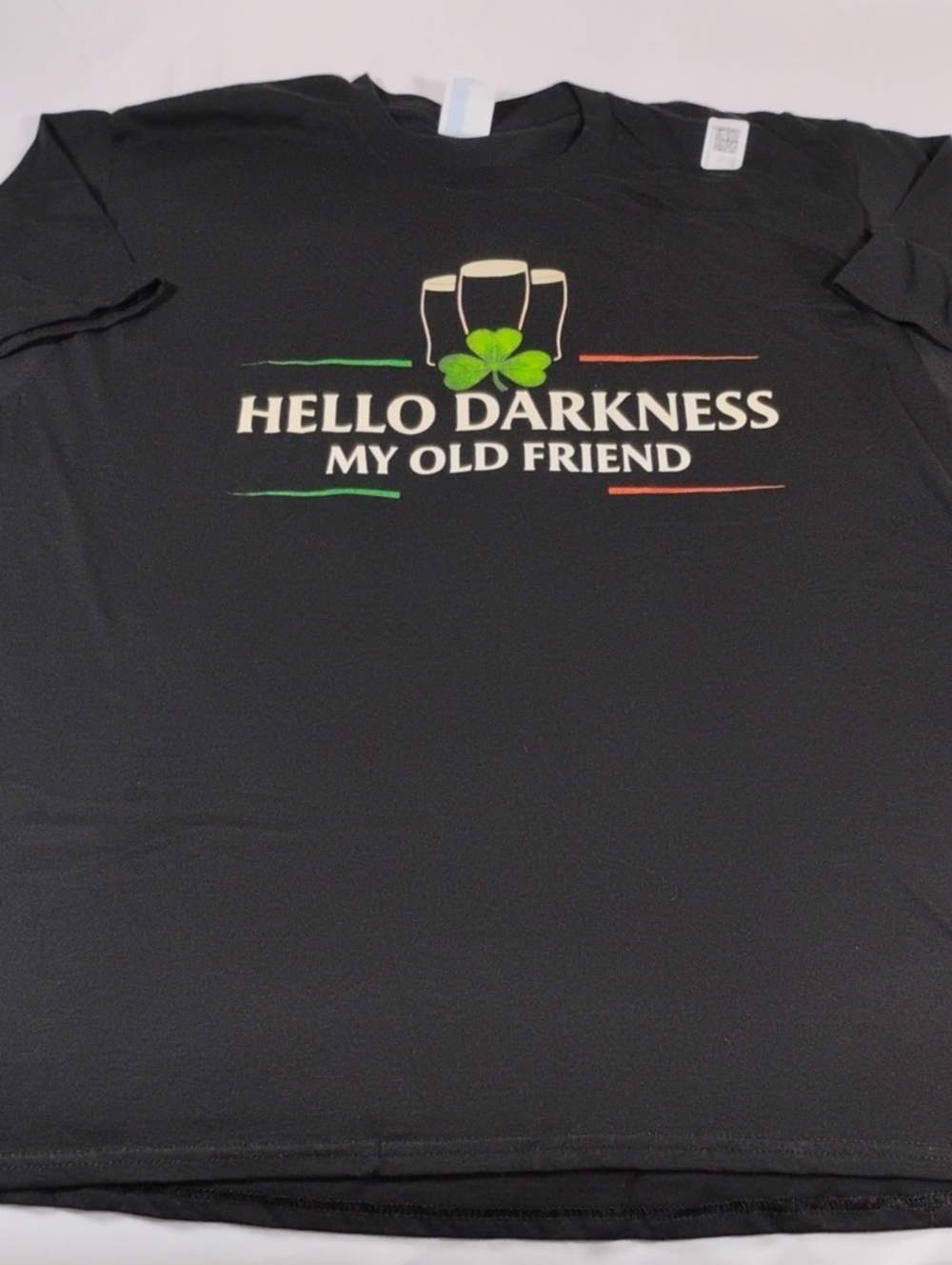 Hello Darkness My Old Friend Graphic Tee - Black